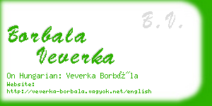 borbala veverka business card
